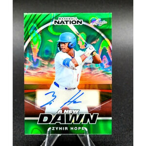 2025 Zyhir Hope 1/5 A New Dawn Auto Los Angeles Dodgers Top Prospect